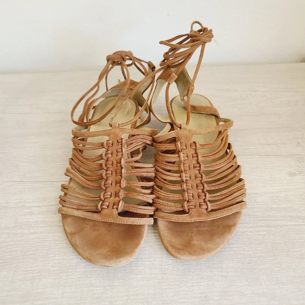 Stuart Weitzman Gladiator Sandals Size 9 - Picture 2 of 5